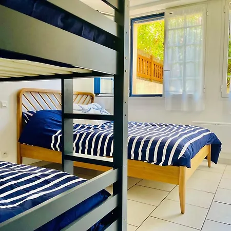 Apartment T3 De Plain-pied Avec Grande Terrasse A 30m De La Plage, 2 Chambres, Lumineux Et Tout Confort - Fr-1-474-263 Arcachon